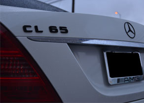 The Mercedes Benz CL 65 - White - Trim 