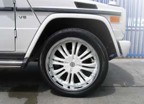 Mercedes Benz G 550 - Anella Wheels - Arctic White 