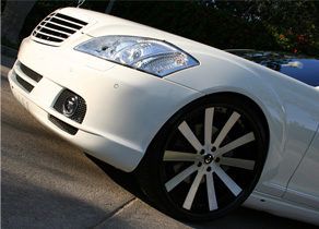 Mercedes Benz S 550 - Lorinser + Forgiato - White II